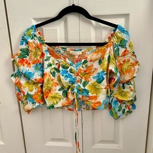 Floral Off-Shoulder Women's Top